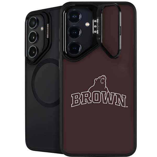 Brown University Outlined Galaxy S26 Plus Kickstand Case