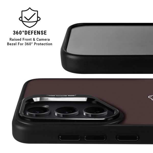 Brown University Outlined Galaxy S26 Plus Kickstand Case
