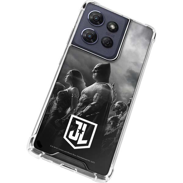 The Justice League (2017) Profile Characters Poster Moto G 5G (2025) Clear Case