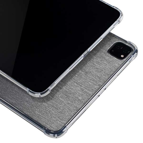 Brushed Steel Texture iPad Pro 11in (2024) Clear Case