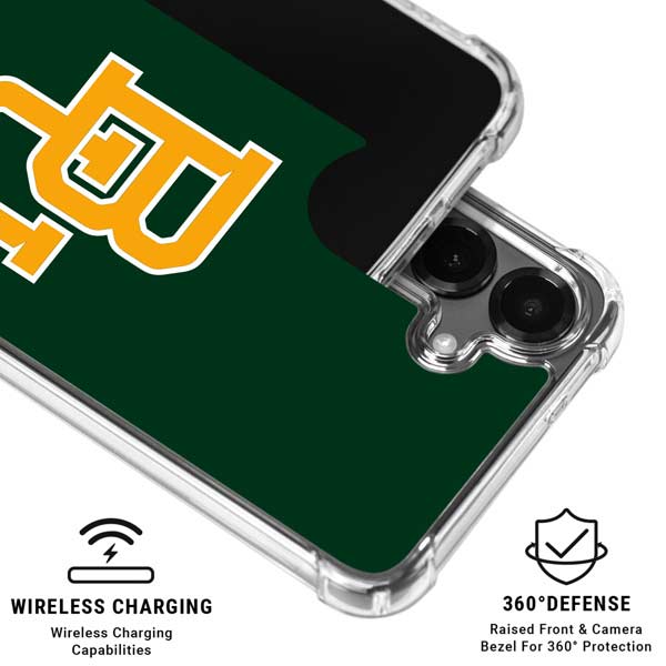 Baylor University BU - Green Galaxy S26 Plus Clear Case