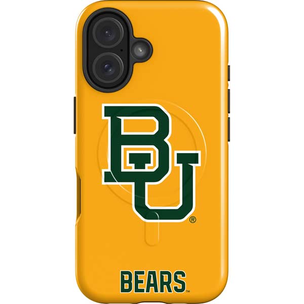 Baylor University BU Yellow iPhone 16 Magsafe Impact Case