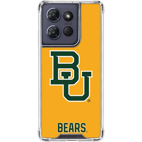 Baylor University BU Yellow Moto G Play 5G (2025) Clear Case