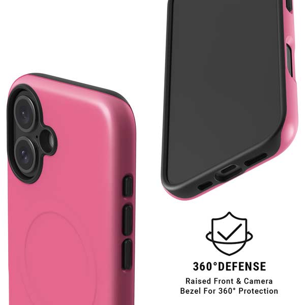 Bubble Gum Pink iPhone 16 Magsafe Impact Case