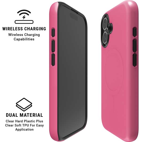 Bubble Gum Pink iPhone 16 Magsafe Impact Case