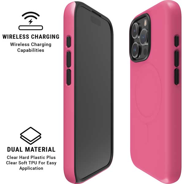 Bubble Gum Pink iPhone 16 Pro Max Magsafe Impact Case