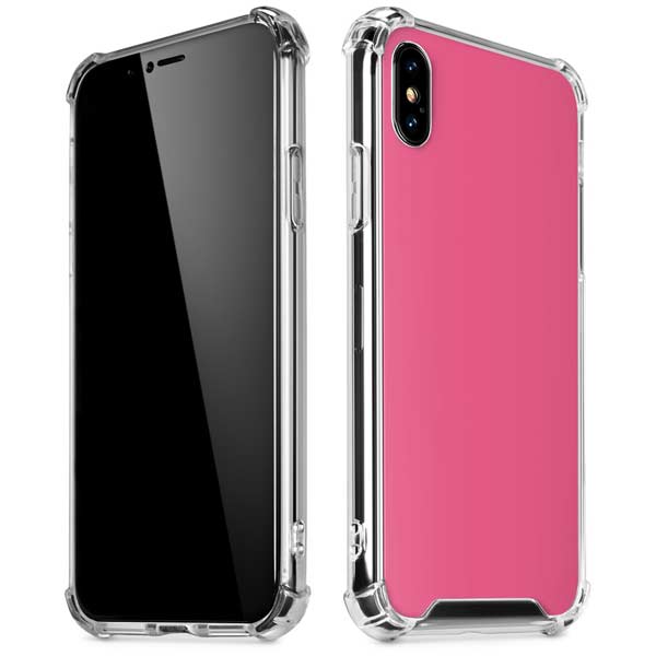 Bubble Gum Pink iPhone X/XS Clear Case