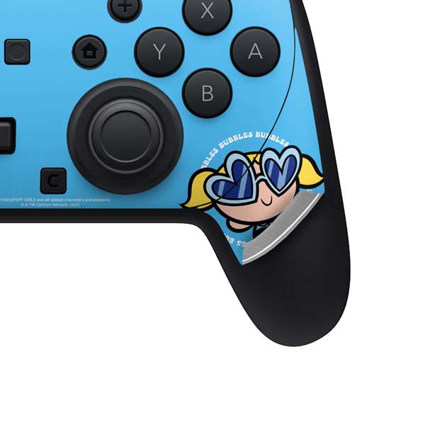 Cartoon Network Powerpuff Girls Bubbles Nintendo Switch 2 (2025) Pro Controller Skin