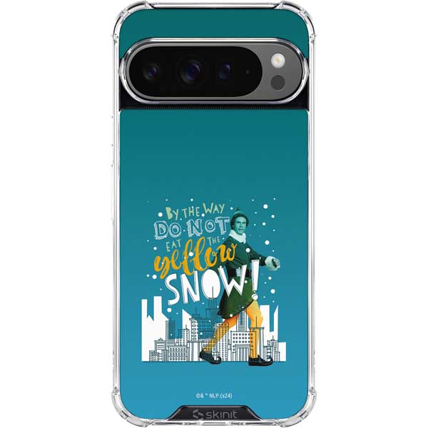 Elf Buddy Don’t Eat Yellow Snow Google Pixel 10 Pro Clear Case