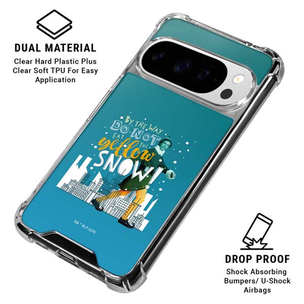 Elf Buddy Don’t Eat Yellow Snow Google Pixel 10 Pro Clear Case