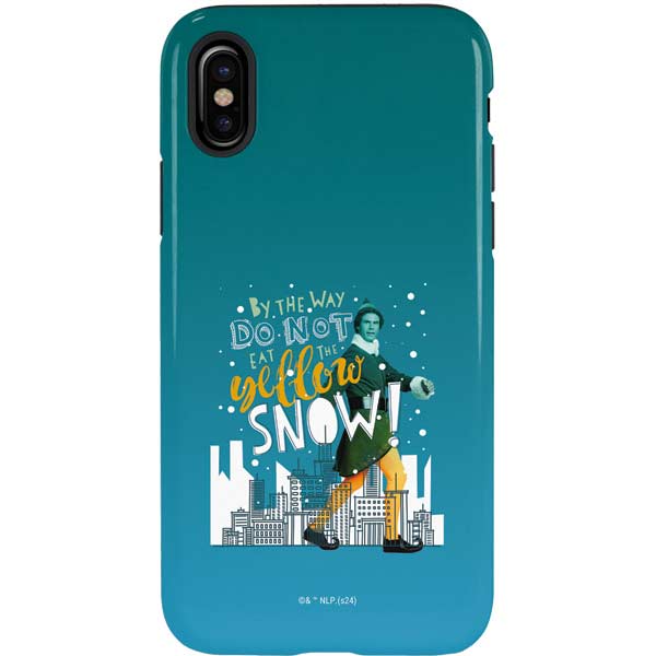 Elf Buddy Don’t Eat Yellow Snow iPhone XS Pro Case