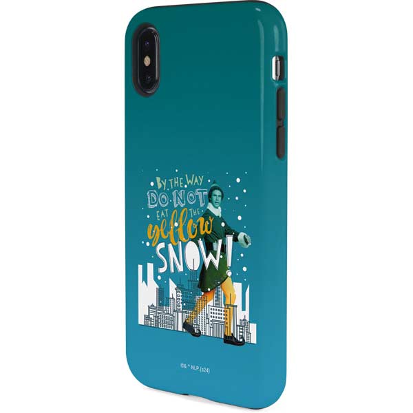 Elf Buddy Don’t Eat Yellow Snow iPhone XS Pro Case