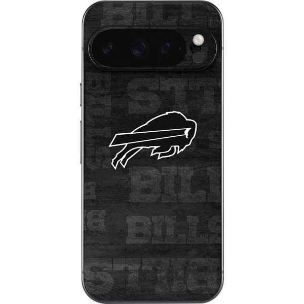 NFL Buffalo Bills Black & White Google Pixel 10 Pro XL Skin