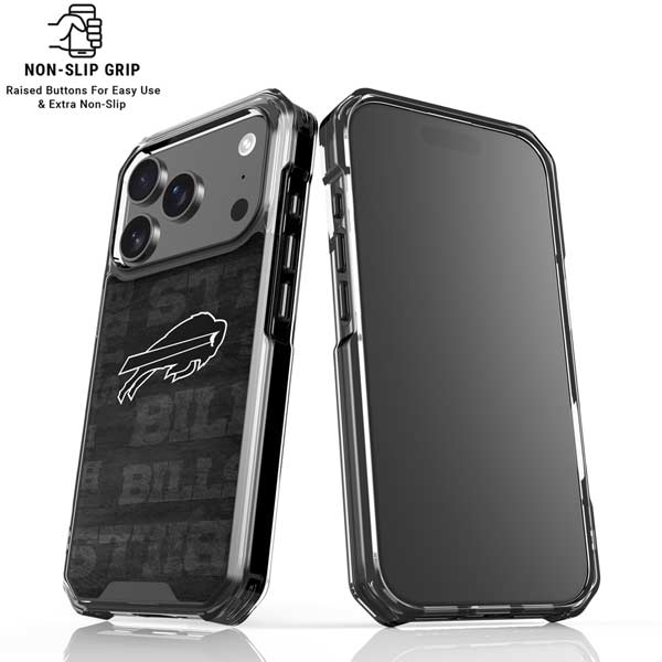 NFL Buffalo Bills Black & White iPhone 17 Pro MagSafe Case