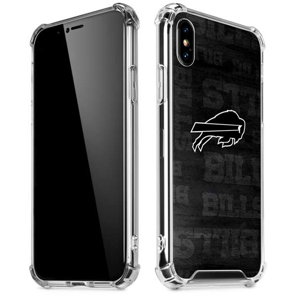 NFL Buffalo Bills Black & White iPhone X/XS Clear Case