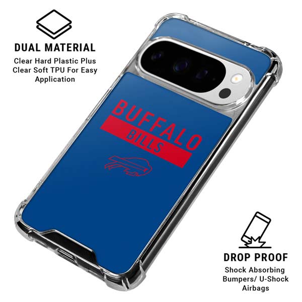NFL Buffalo Bills Blue Performance Series Google Pixel 10 Pro XL Clear Case