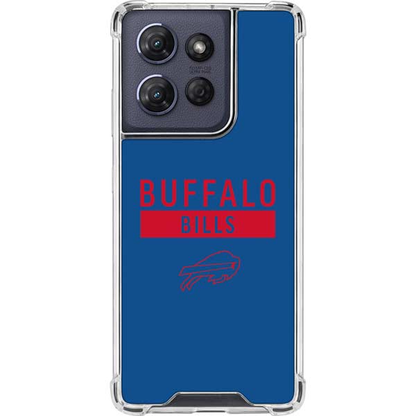 NFL Buffalo Bills Blue Performance Series Moto G 5G (2025) Clear Case