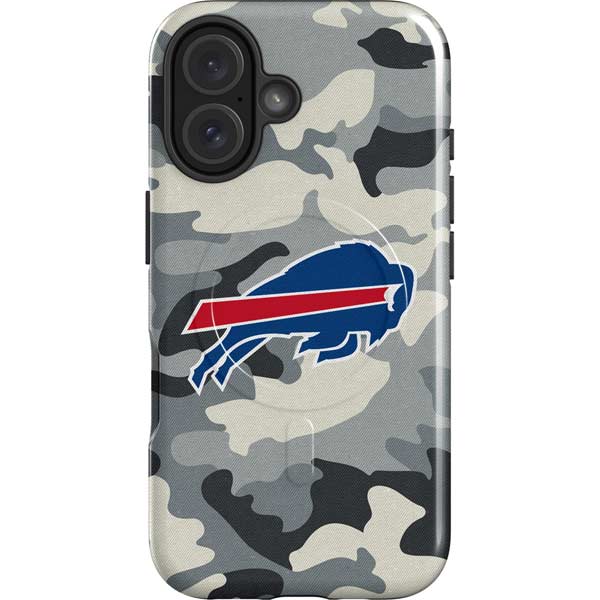 NFL Buffalo Bills Camo iPhone 16 Magsafe Impact Case