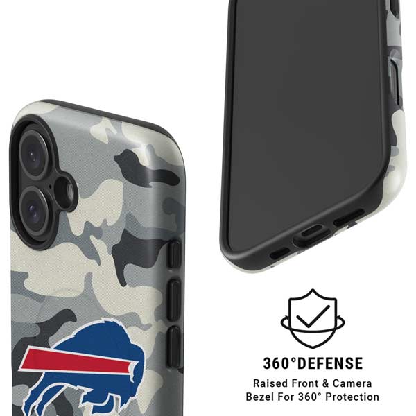 NFL Buffalo Bills Camo iPhone 16 Magsafe Impact Case