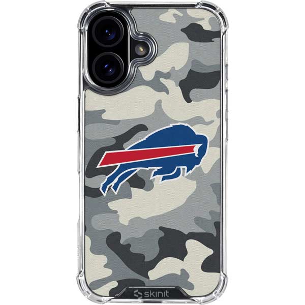 NFL Buffalo Bills Camo iPhone 17 Clear Case