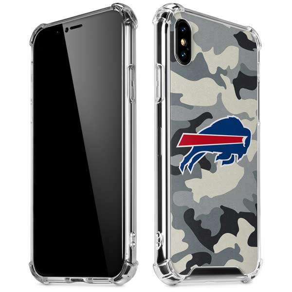 NFL Buffalo Bills Camo iPhone X/XS Clear Case