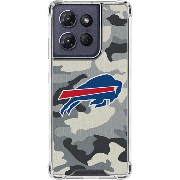 NFL Buffalo Bills Camo Moto G 5G (2025) Clear Case