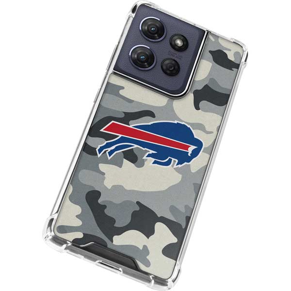 NFL Buffalo Bills Camo Moto G 5G (2025) Clear Case