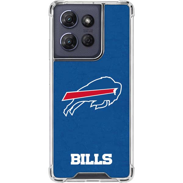 NFL Buffalo Bills Distressed Moto G 5G (2025) Clear Case