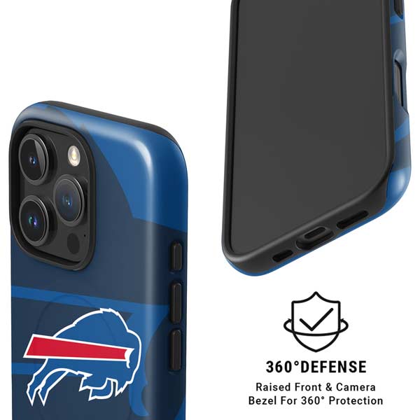 NFL Buffalo Bills Double Vision iPhone 16 Pro Max Magsafe Impact Case