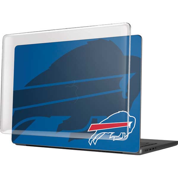 NFL Buffalo Bills Double Vision MacBook Pro 14in (2021-24) Case plus Skin