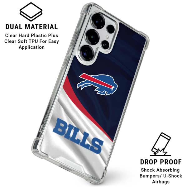 NFL Buffalo Bills Galaxy S25 Ultra Clear Case