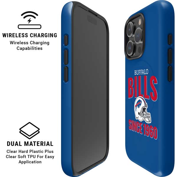 NFL Buffalo Bills Helmet iPhone 16 Pro Magsafe Impact Case