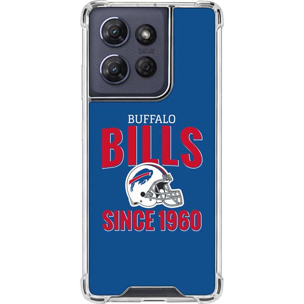 NFL Buffalo Bills Helmet Moto G Play 5G (2025) Clear Case