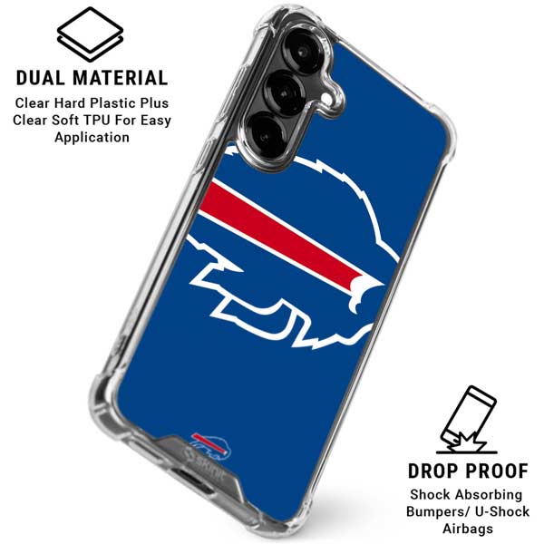 NFL Buffalo Bills Large Logo Galaxy S26 Plus Clear Case