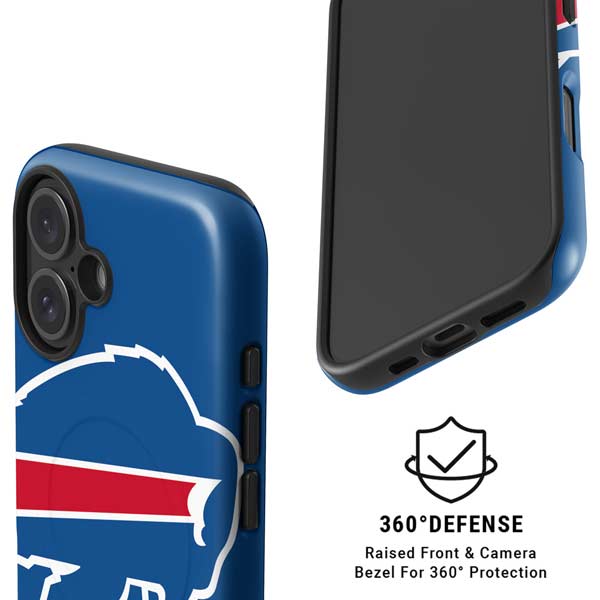 NFL Buffalo Bills Large Logo iPhone 16 Magsafe Impact Case