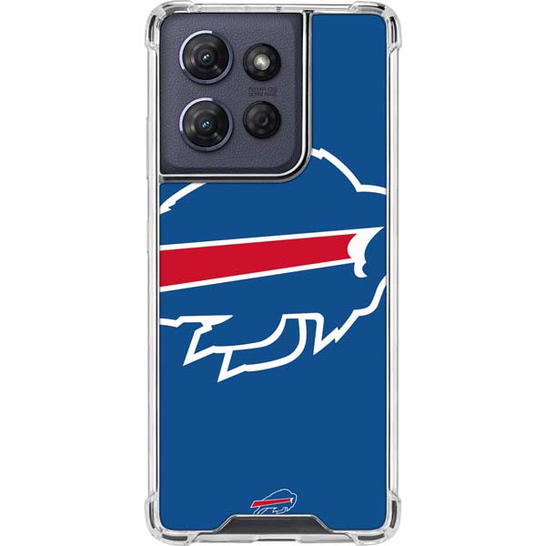 NFL Buffalo Bills Large Logo Moto G 5G (2025) Clear Case