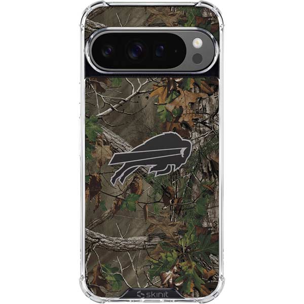 NFL Buffalo Bills Realtree Xtra Green Camo Google Pixel 10 Pro Clear Case