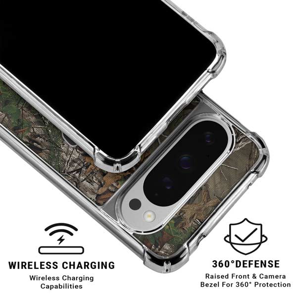NFL Buffalo Bills Realtree Xtra Green Camo Google Pixel 10 Pro Clear Case