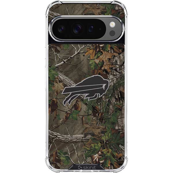 NFL Buffalo Bills Realtree Xtra Green Camo Google Pixel 10 Pro XL Clear Case