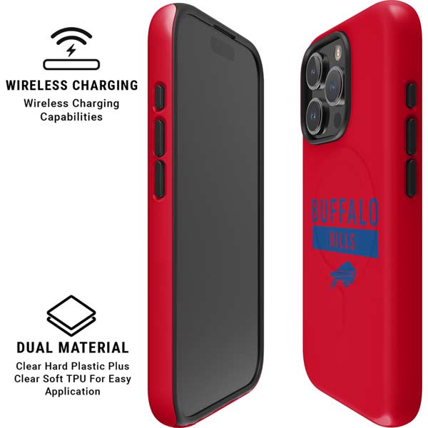 NFL Buffalo Bills Red Performance Series iPhone 16 Pro Magsafe Impact Case