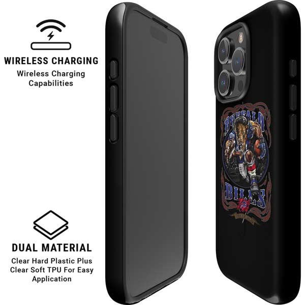 Liquid Blue NFL Buffalo Bills Running Back iPhone 16 Pro Magsafe Impact Case