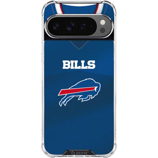 NFL Buffalo Bills Team Jersey Google Pixel 10 Pro XL Clear Case