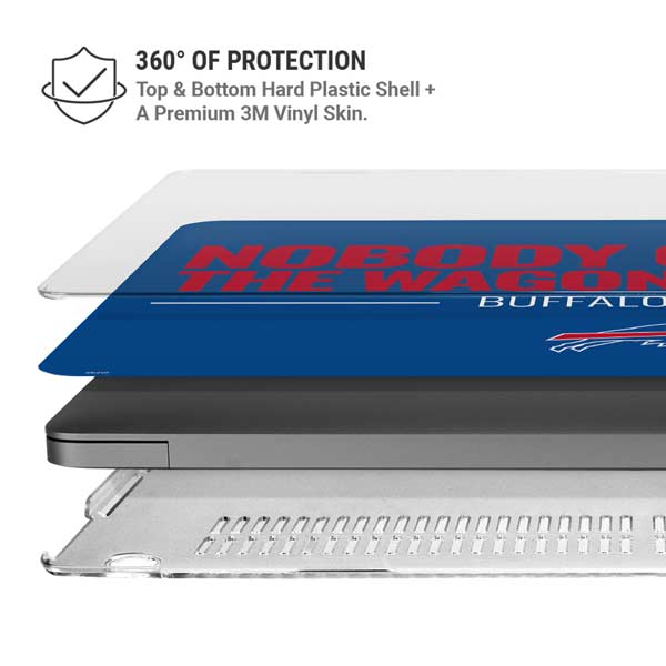 NFL Buffalo Bills Team Motto MacBook Pro 14in (2021-24) Case plus Skin