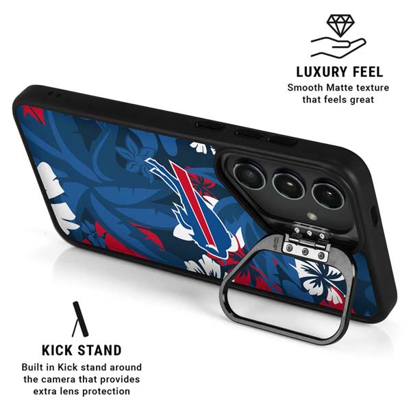 NFL Buffalo Bills Tropical Print Galaxy S26 Plus Kickstand Case