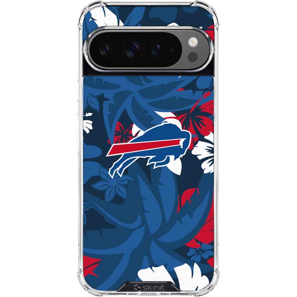 NFL Buffalo Bills Tropical Print Google Pixel 10 Pro Clear Case
