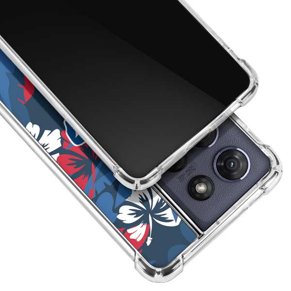 NFL Buffalo Bills Tropical Print Moto G Power 5G (2025) Clear Case