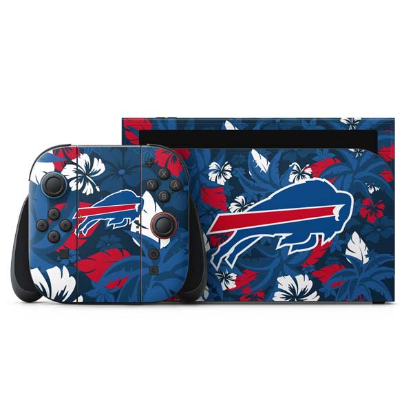 NFL Buffalo Bills Tropical Print Nintendo Switch 2 (2025) with Joy-Con Skin
