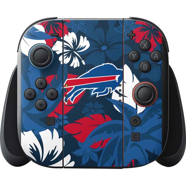 NFL Buffalo Bills Tropical Print Nintendo Switch 2 (2025) with Joy-Con Skin