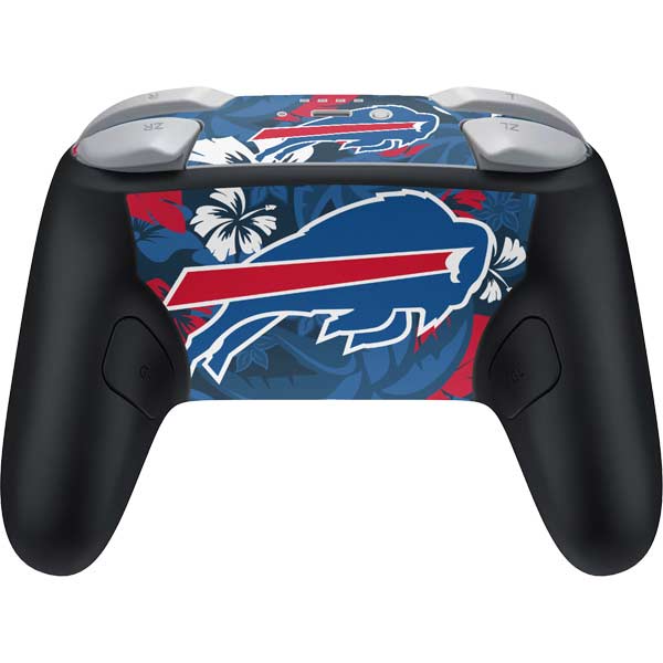 NFL Buffalo Bills Tropical Print Nintendo Switch 2 (2025) Pro Controller Skin