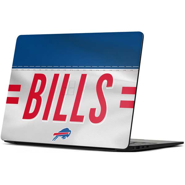 NFL Buffalo Bills White Striped Surface Laptop 7 13.8in Skin